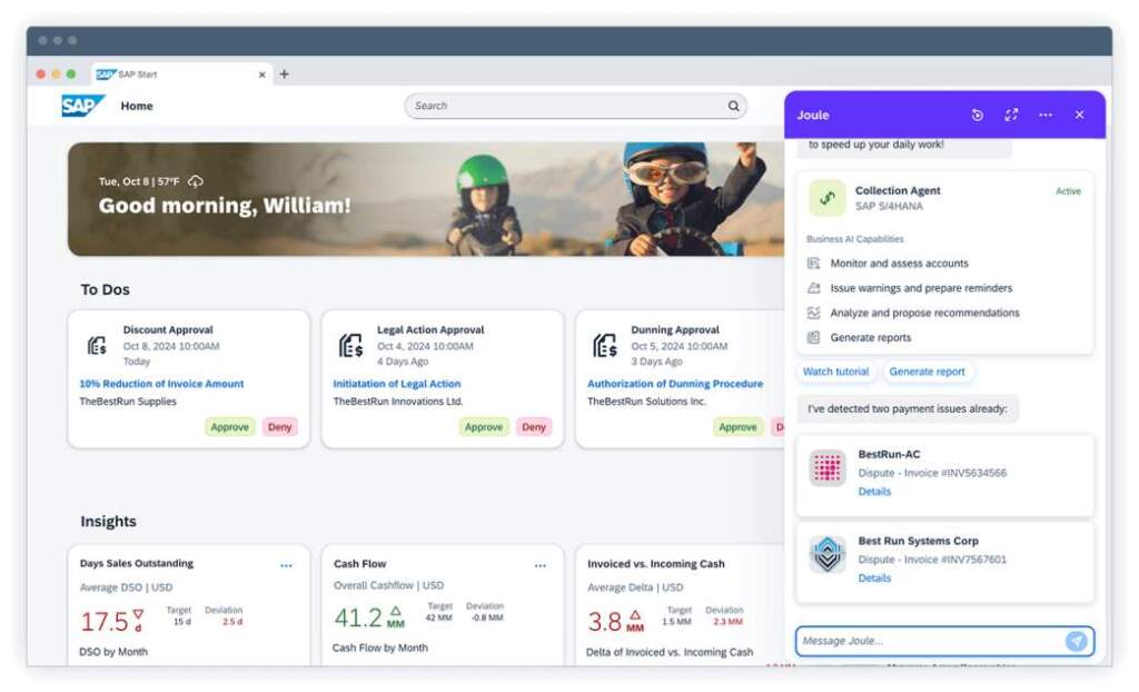 SAP Joule Copilot Interface